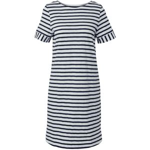 Tchibo - Jerseykleid - Damen - Gr. L - weiss/gestreift Image
