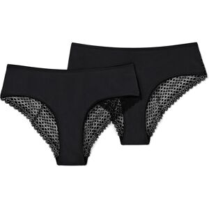 Tchibo - 2 Brazilslips - Damen - Gr. XL - schwarz Image