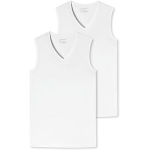 2 Schiesser Tanktops mit Bio-Baumwolle - Herren - Gr. S/4 - weiss Image