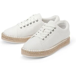 Tchibo - Canvas-Sneaker - Damen - Gr. 41 - weiss Image
