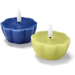 Tchibo - 2 schwimmende LED-Echtwachs-Teelichter - blau Image