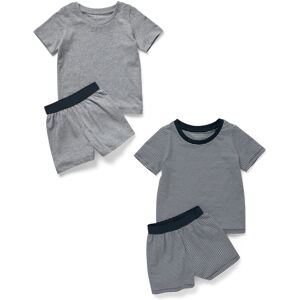Tchibo - 2 Kinder-Pyjamas - Jungen - Gr. 134/140 - weiss/gestreift Image