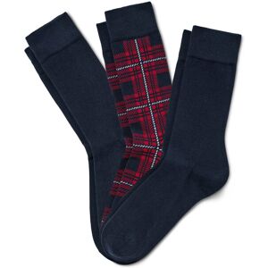 Tchibo - 3 Paar Socken - Herren - Gr. 41-43 - dunkelblau/kariert Image