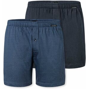 2 Schiesser Jersey-Boxer - Herren - Gr. L/6 - dunkelblau/print Image