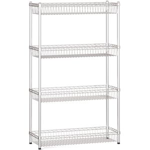 B2B Partner Drátěný regál s košovými policemi, 1500 x 900 x 350 mm, 4 police Image