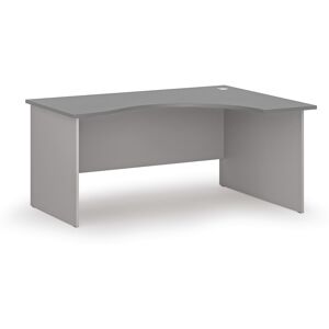 B2B Partner Ergonomický kancelářský psací stůl PRIMO GRAY, 160x120 cm, pravý, šedá/grafit Image