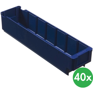 Schoeller Allibert Plastová regálová přepravka MAX - 94 x 400 x 80 mm, 40 ks Image