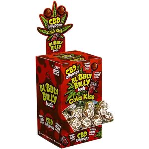 Multitrance Bubbly Billy Buds 10 Mg  Lízátka Polibek Koly - Display Box (100 Lízátek), 2000 G Image