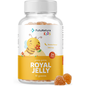 FutuNatura KIDS ROYAL JELLY – Gumové bonbony pro děti s mateří kašičkou, 30 gumové bonbony Image