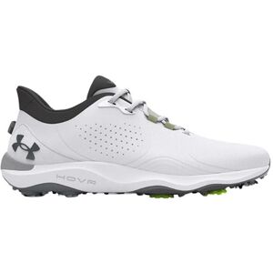 Under Armour Drive Pro Wide pánské golfové boty, bílé, bílo/šedé, široká, se spajky, 45 Image