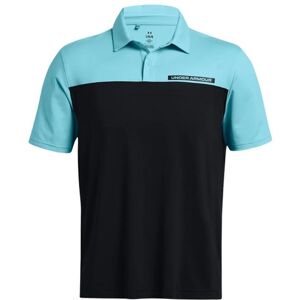 Under Armour T2G Color Block pánské polo, černo/modré, pánské, M Image