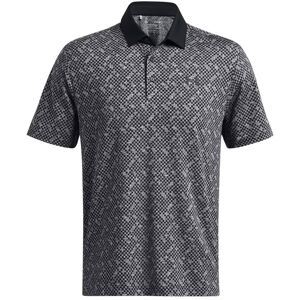 Under Armour Playoff 3.0 Check Jaquard pánské polo, černo/bílé, pánské, M Image
