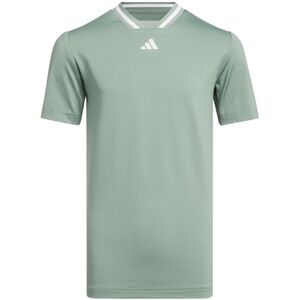 Adidas Collar dětské polo, silver green, dětské, 128 Image