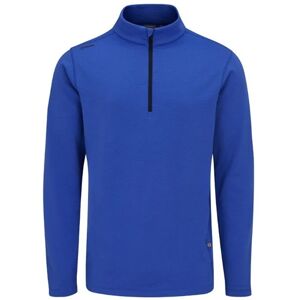 PING Golf Ping Rhodri Half Zip Fleece pánská mikina, modrá/tmavě modrá, pánské, 3XL Image