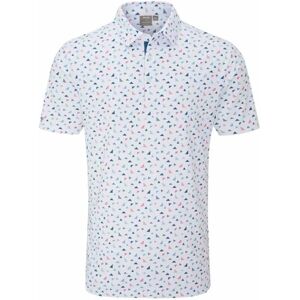 PING Golf PING Julian pánské polo, white multi, pánské, 3XL Image