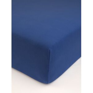 MKLuzkoviny.cz Jersey prostěradlo s elastanem Deluxe 200 × 200 cm – tmavě modré Image