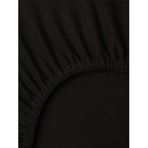 MKLuzkoviny.cz Jersey prostěradlo Classic 160 × 200 cm - tmavě hnědá Image