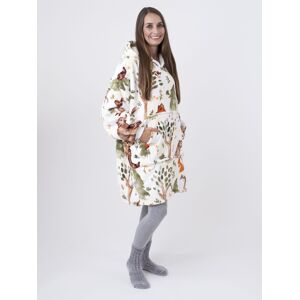 MKLuzkoviny.cz Beránková mikina mikroplyš – Lesní zvířátka velikost M Image