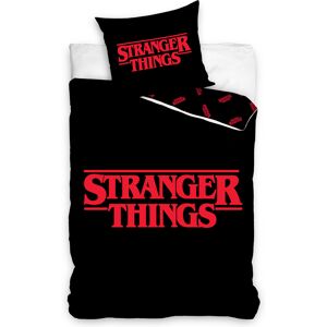 Carbotex Dětské bavlněné povlečení – Stranger Things Black Image