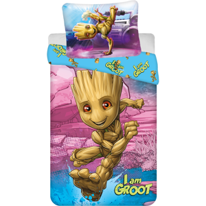 Jerry Fabrics Dětské bavlněné povlečení – Groot "I am Groot" Image