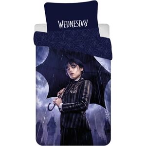 Jerry Fabrics Dětské bavlněné povlečení – Wednesday "Rain" Image