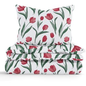 MKLuzkoviny.cz Bavlněné povlečení Renforcé – Tulipány Image
