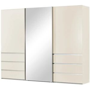 Höffner Schwebetürenschrank 3-türig Mitta ¦ creme ¦ Maße (cm): B: 250 H: 236 T: 67.0 Image