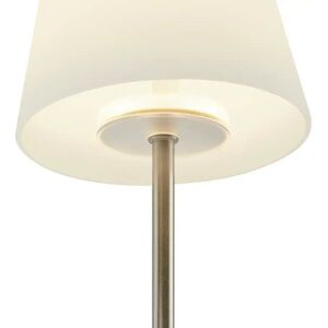 LevelOne LED-Tischleuchte 1-flammig Nickel-matt ¦ silber ¦ Maße (cm): H: 28 Image 2