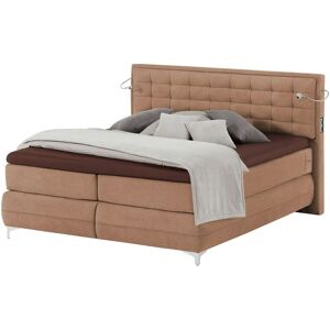 Musterring Boxspringbett Premiumversion Dubai ¦ braun ¦ Maße (cm): B: 197 H: 124 Image