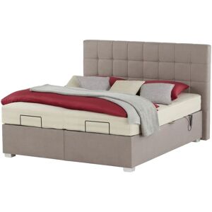 vanDoorn Motor-Boxspringbett mit Bettkasten Ohio ¦ beige ¦ Maße (cm): B: 212 H: Image