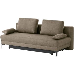 Höffner Schlafsofa mit Schlaffunktion Genua ¦ braun ¦ Maße (cm): B: 205 H: 89 T: 104.0 Image 2