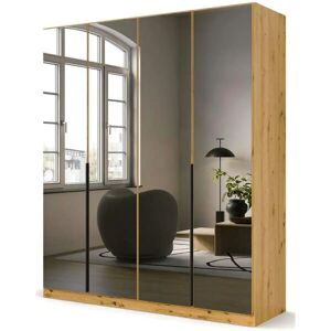 Höffner Drehtürenschrank Skyla ¦ holzfarben ¦ Maße (cm): B: 181 H: 210 Image