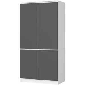 Höffner Drehtürenschrank 90 cm breit Valentina ¦ mehrfarbig ¦ Maße (cm): B: 90 H: 180 Image