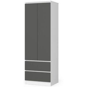 Höffner Drehtürenschrank mit 2 Schubladen Sina ¦ mehrfarbig ¦ Maße (cm): B: 60 H: 180 Image