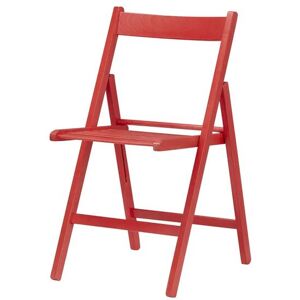Höffner Klappstuhl Aus massivem Holz Sven ¦ rot ¦ Maße (cm): B: 45 H: 79 T: 50.0 Image