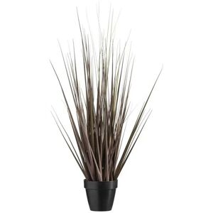 Höffner Grasbüschel getopft ¦ lila/violett ¦ Kunststoff ¦ Maße (cm): H: 67 Ø: 32 Image