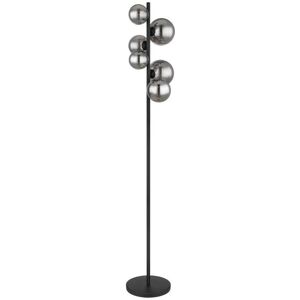 Globo Lighting Stehleuchte Riha ¦ schwarz ¦ Maße (cm): B: 28,5 H: 155 T: 28.5 Image