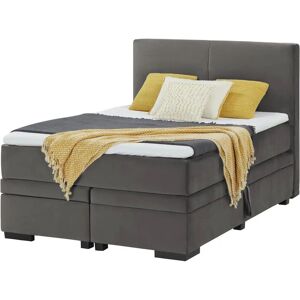 Boxspringbett mit Bettkasten Boxi Classic ¦ grau ¦ Maße (cm): B: 140 H: 125 Image
