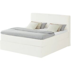 Boxspringbett mit trendigem Keder Boxi ¦ creme ¦ Maße (cm): B: 180 H: 125 Image