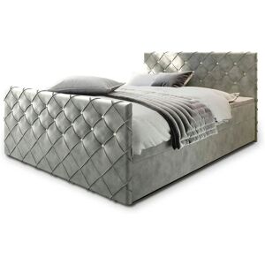 MASSENO Boxbett mit Bettkasten Mandi ¦ grau ¦ Maße (cm): B: 160 H: 98 Image