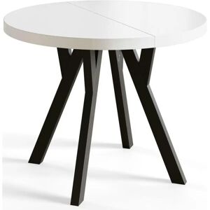 Höffner Esstisch ausziehbar Ove ¦ weiß Ø: 80 Image