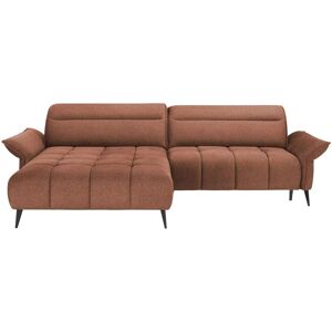switch Ecksofa mit Kopfteilverstellung Cavani ¦ braun ¦ Maße (cm): B: 272 H: 95 Image