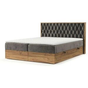 maison de rêve Boxspringbett mit Stauraum Ukiyo ¦ braun ¦ Maße (cm): B: 149 H: Image