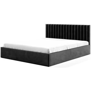 Höffner Polsterbett mit Bettkasten Fame ¦ schwarz ¦ Maße (cm): B: 129 H: 85 Image