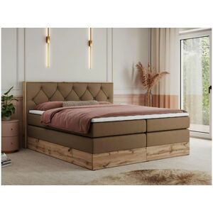Höffner Boxspringbett mit Bettkasten Veneto King ¦ braun ¦ Maße (cm): B: 148 H: 115 Image 2