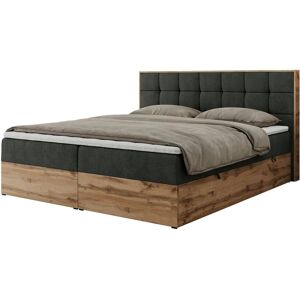 Höffner Boxbett mit Bettkasten Albero 1 ¦ grau ¦ Maße (cm): B: 148 H: 104 Image