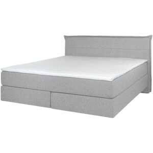 Höffner Boxspringbett 160x200 in hellgrau Lunor ¦ Maße (cm): B: 162 H: 105 Image