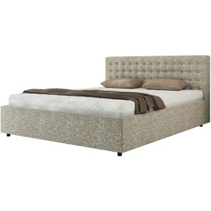 Höffner Polsterbett 200x200 Beige mit Bettkasten Pavo Classic ¦ beige ¦ Maße (cm): B: Image