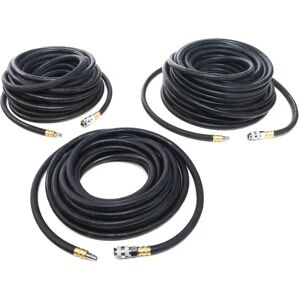 HBM 10 Meter Profi-Druckluftschlauch aus Gummi mit Armaturen Image