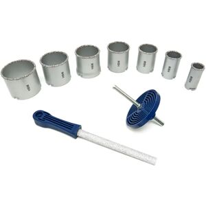 HBM 10-teiliges Diamant-Lochsäge-Set für Stein Image